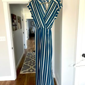 Women’s striped jumpsuit